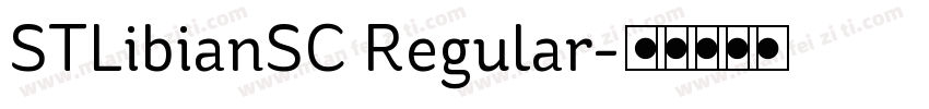 STLibianSC Regular字体转换